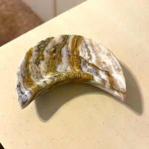 Onyx Moon Shaped Dish